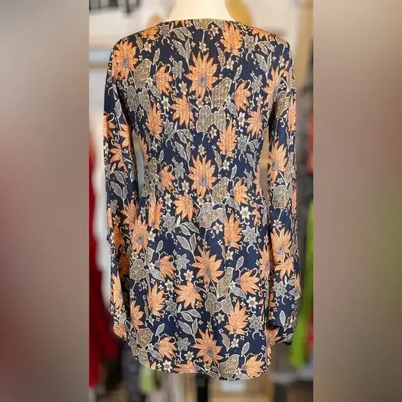 TULAROSA ~ Boho-Style Audrey Mini Dress in Himalayan Floral ~ Size XS - Picture 9 of 11